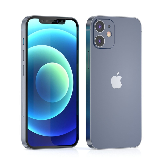 iPhone 12 Mini 64GB Blue Seminuevo — Vista lateral izquierda — Digitek Chile
