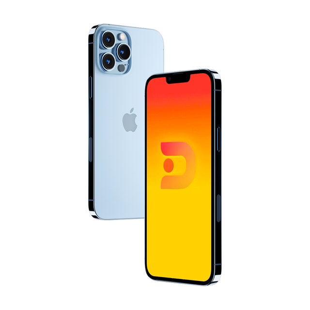 iPhone 13 Pro Max 512GB Sierra Blue Semi Nuevo — vista lateral — Digitek Chile