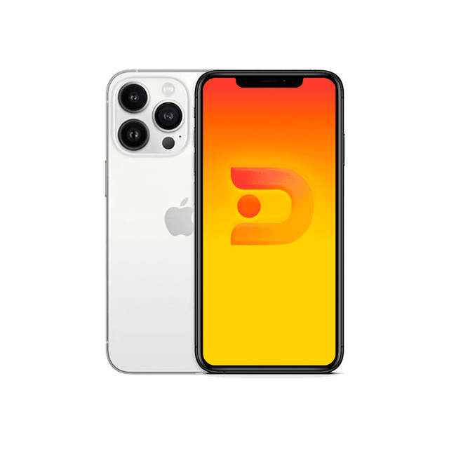 iPhone 13 Pro Max 128GB Silver Semi Nuevo — vista frontal — Digitek Chile