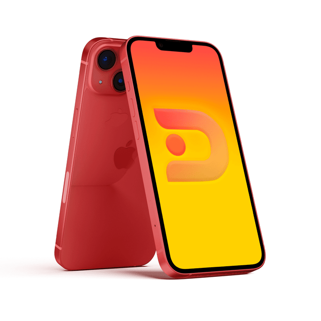 iPhone 13 256GB Red Seminuevo — Vista lateral — Digitek Chile
