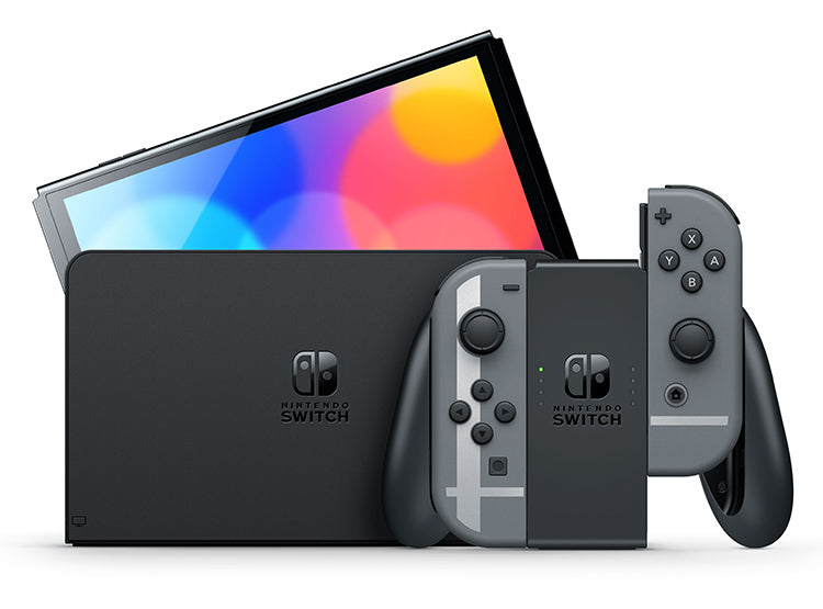Switch OLED Black (Super Smash Edition) - Usada