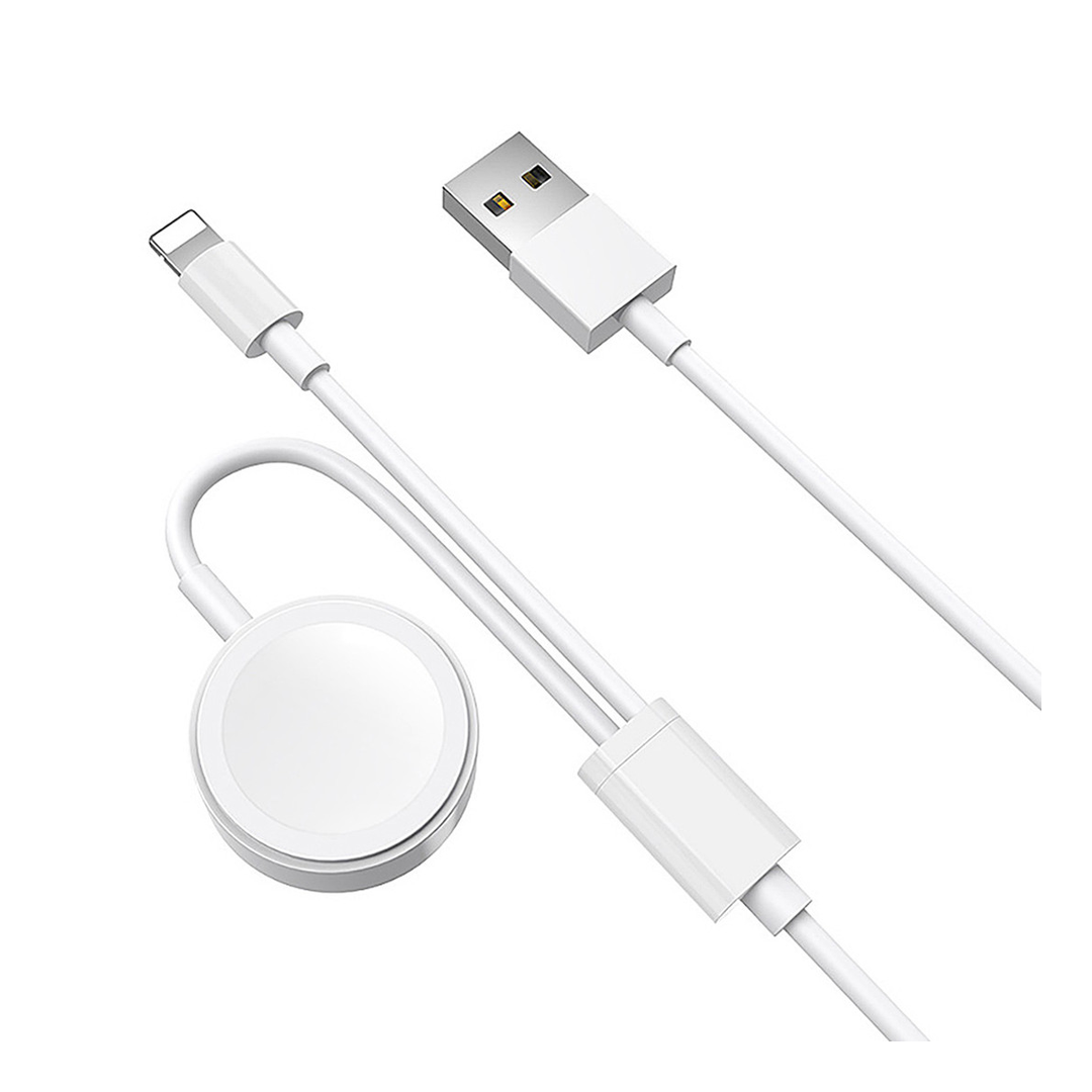 Cargador Generico Apple Watch Duo Blanco