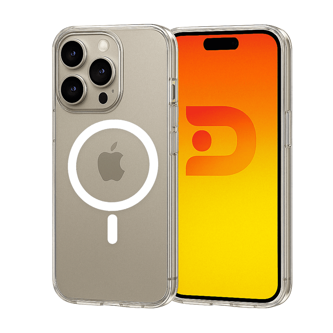 Carcasa Magsafe iPhone 15 Pro Transparente