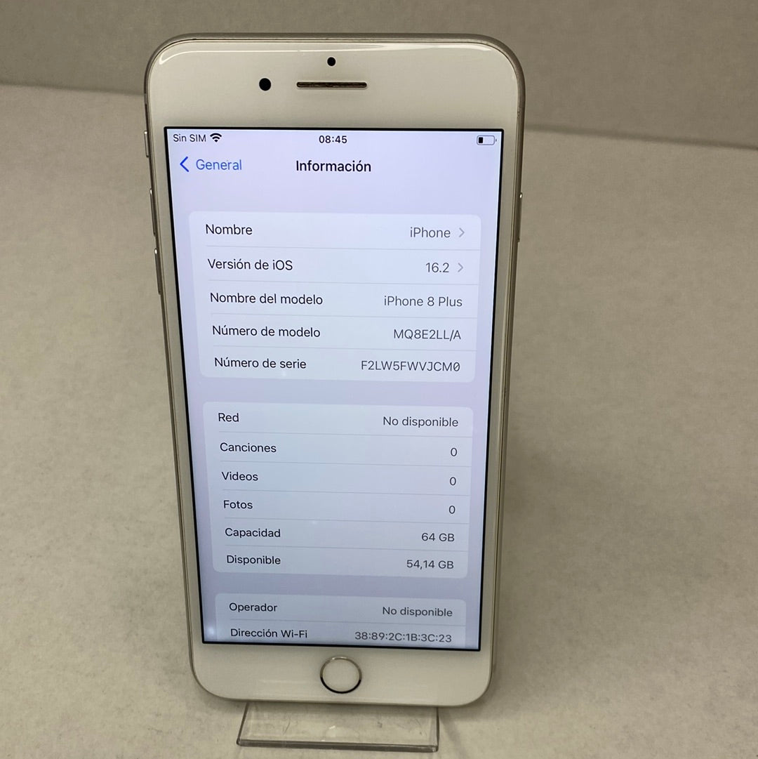 OUTLET - iPhone 8 Plus 64GB Silver