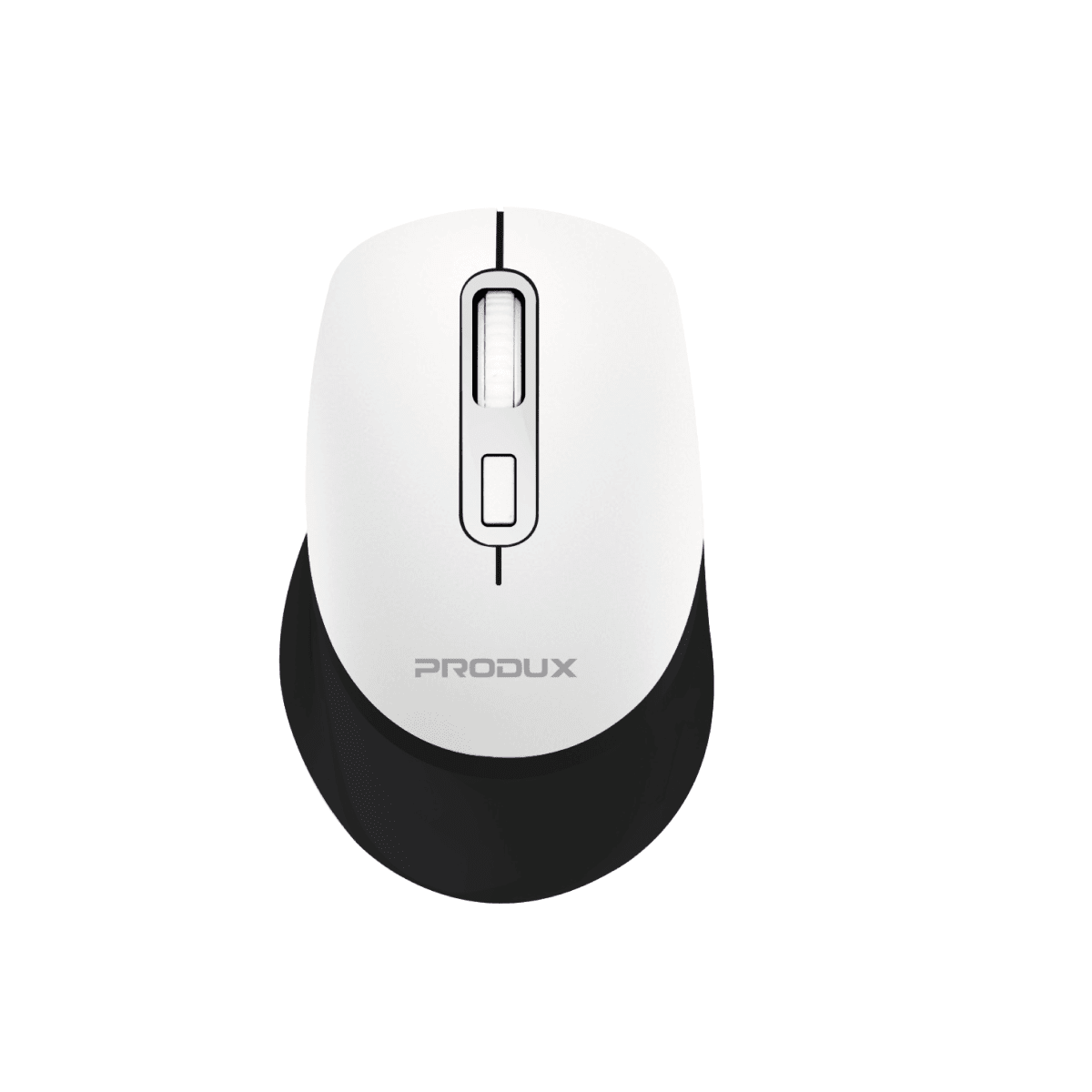 Mouse ProduX T3 Inalambrico Blanco y Negro