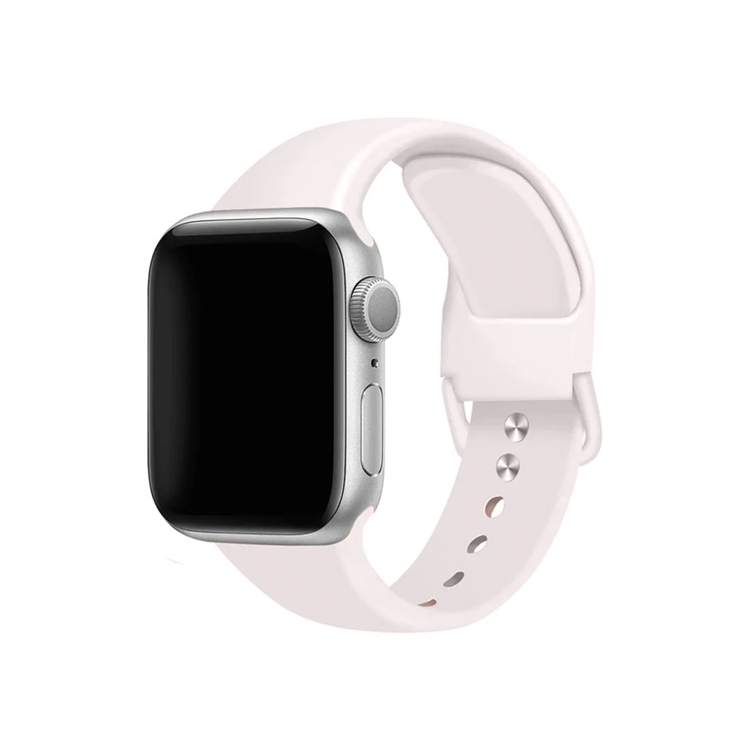 Correa Genérico Apple Watch 42/44mm M/L Crema