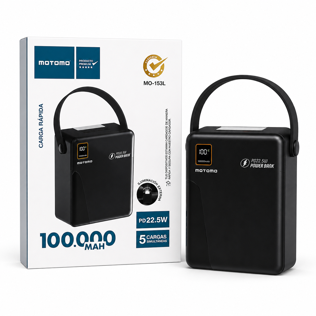 Power Bank Motomo 100.000mAh