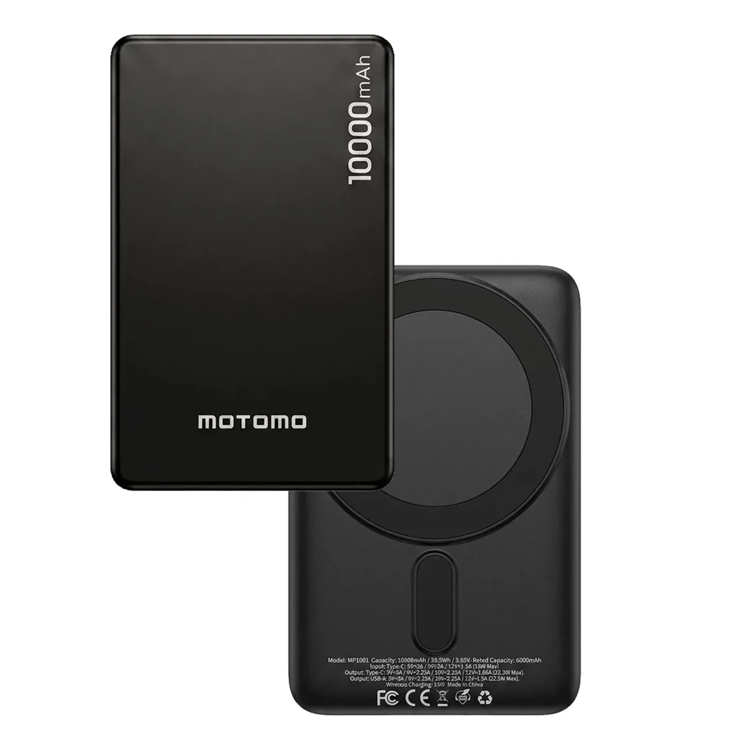 Power Bank Motomo con Magsafe negro 10.000 Mah