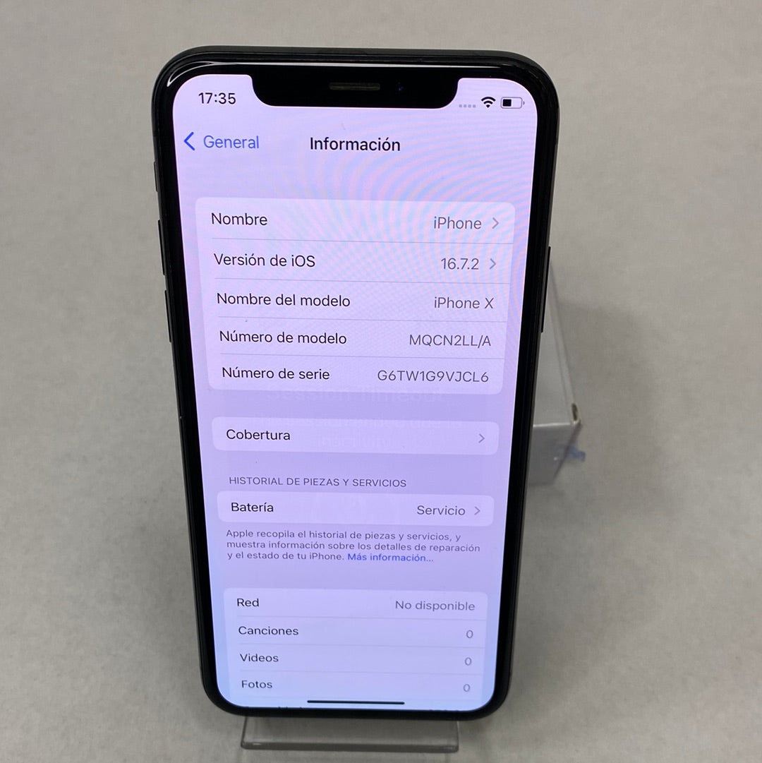 OUTLET - iPhone X 256GB Space Gray