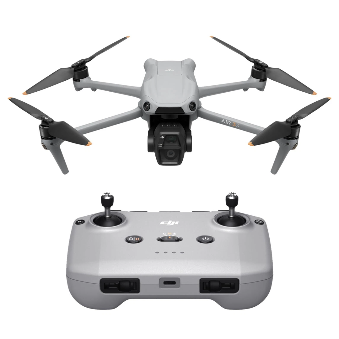 Dron DJI Air 3S con RC-N3 Openbox con Caja Aplastada