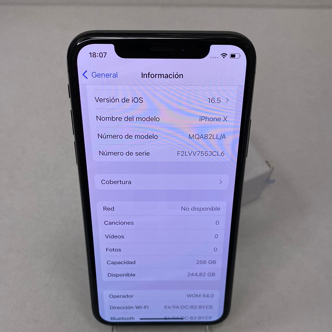 OUTLET - iPhone X 256GB Space Gray