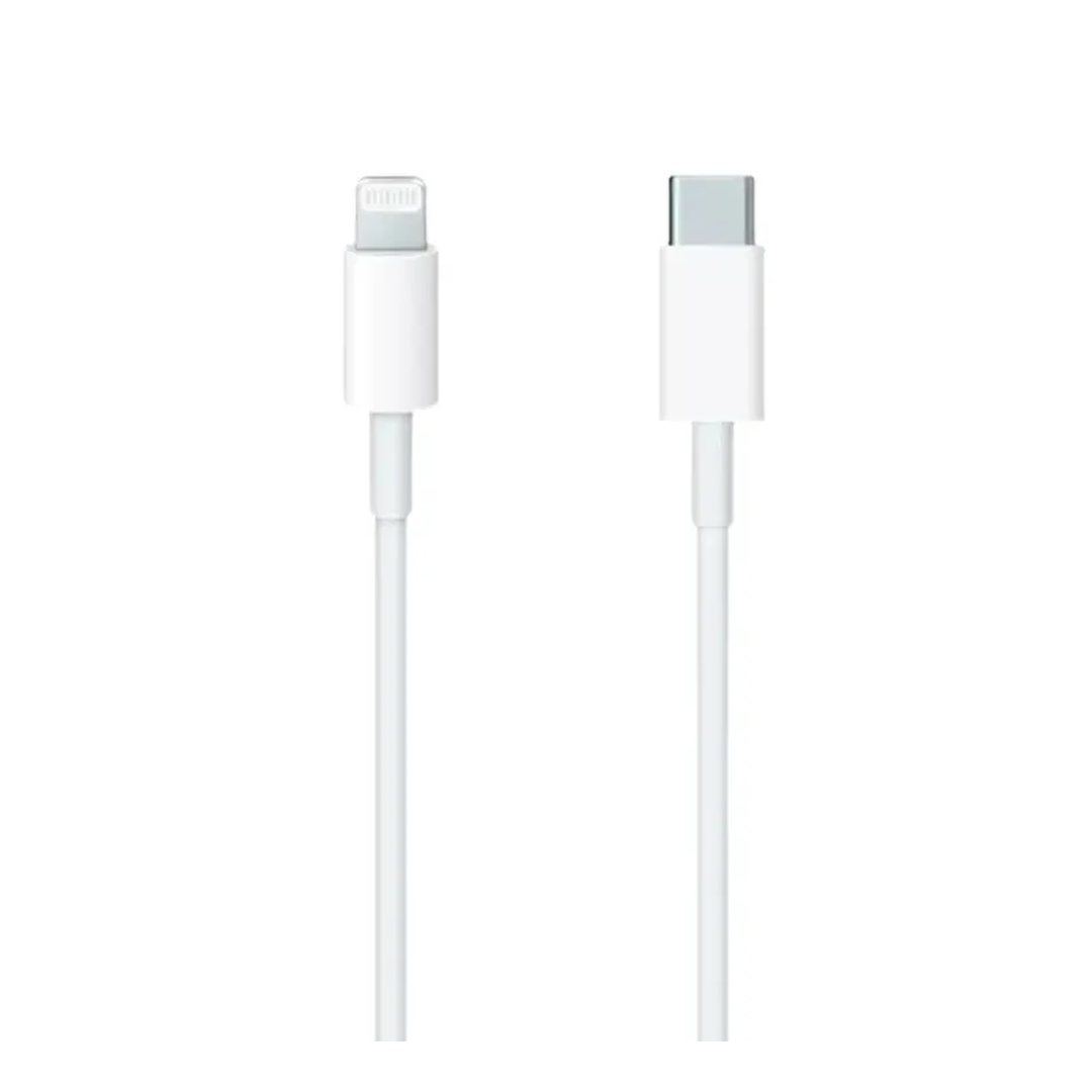 Cable genérico USB-C a Lightning de 1 metro blanco