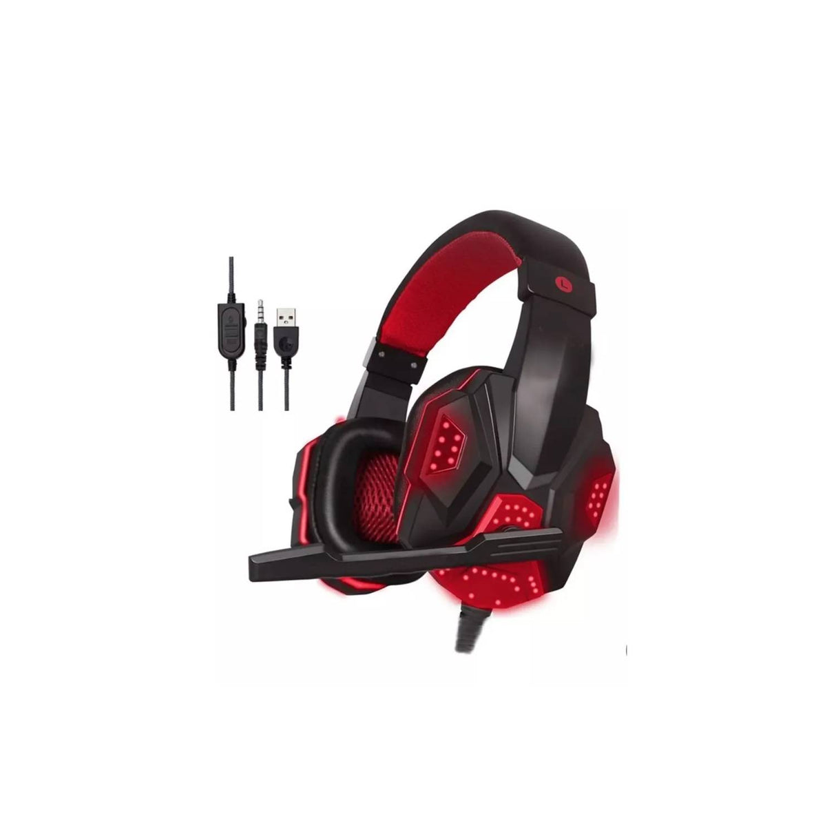 Audifonos Generico Gamer SY830MV Rojo