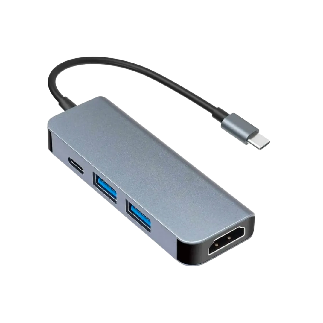 Adaptador Generico USB C HUB 4 en 1