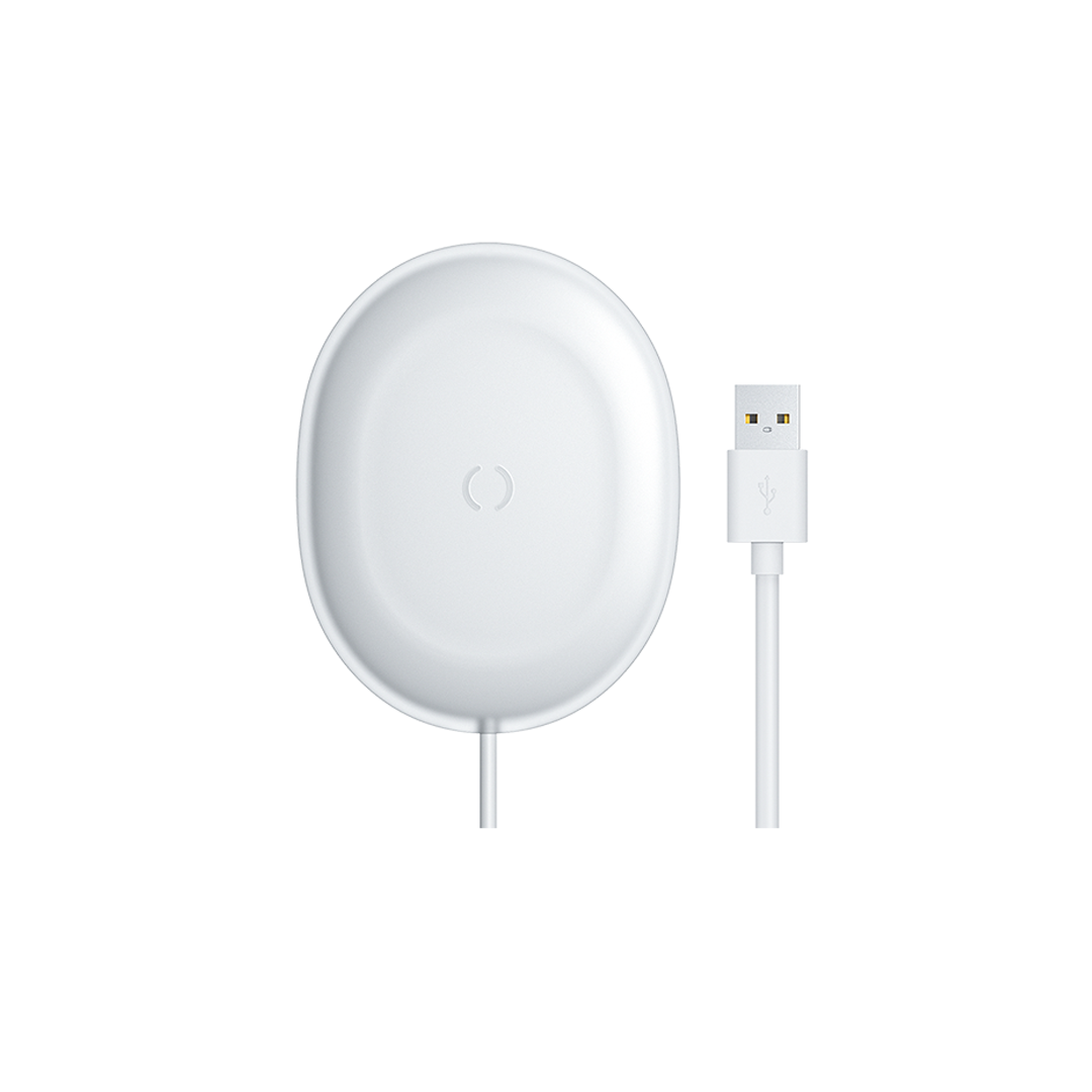 Cargador Inalambrico Baseus Jelly 15W Blanco