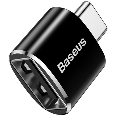 Adaptador Baseus USB A a USB C OTG Cato Negro