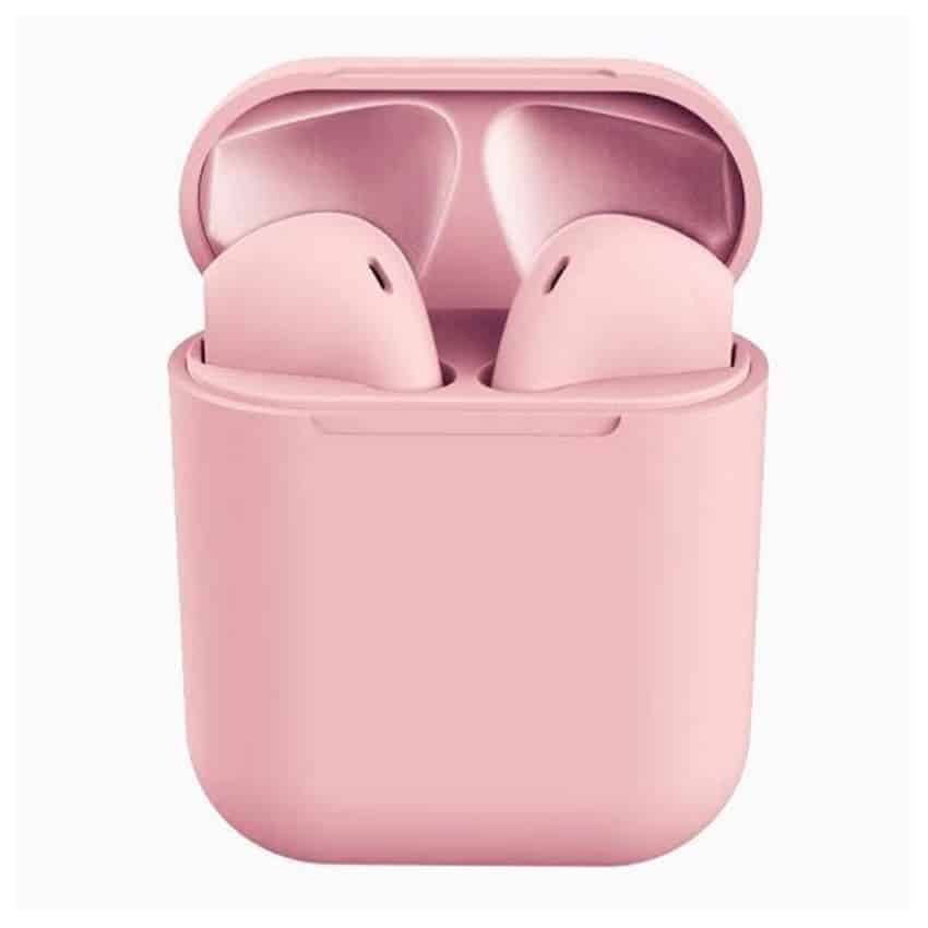 Audifonos bluetooth i12 tws Rosado