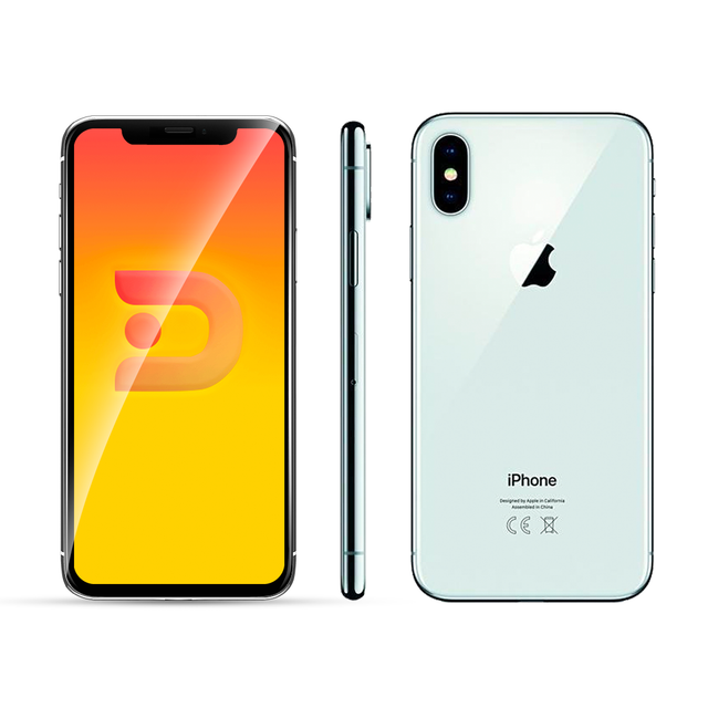 iPhone X Silver 256GB - Open Box