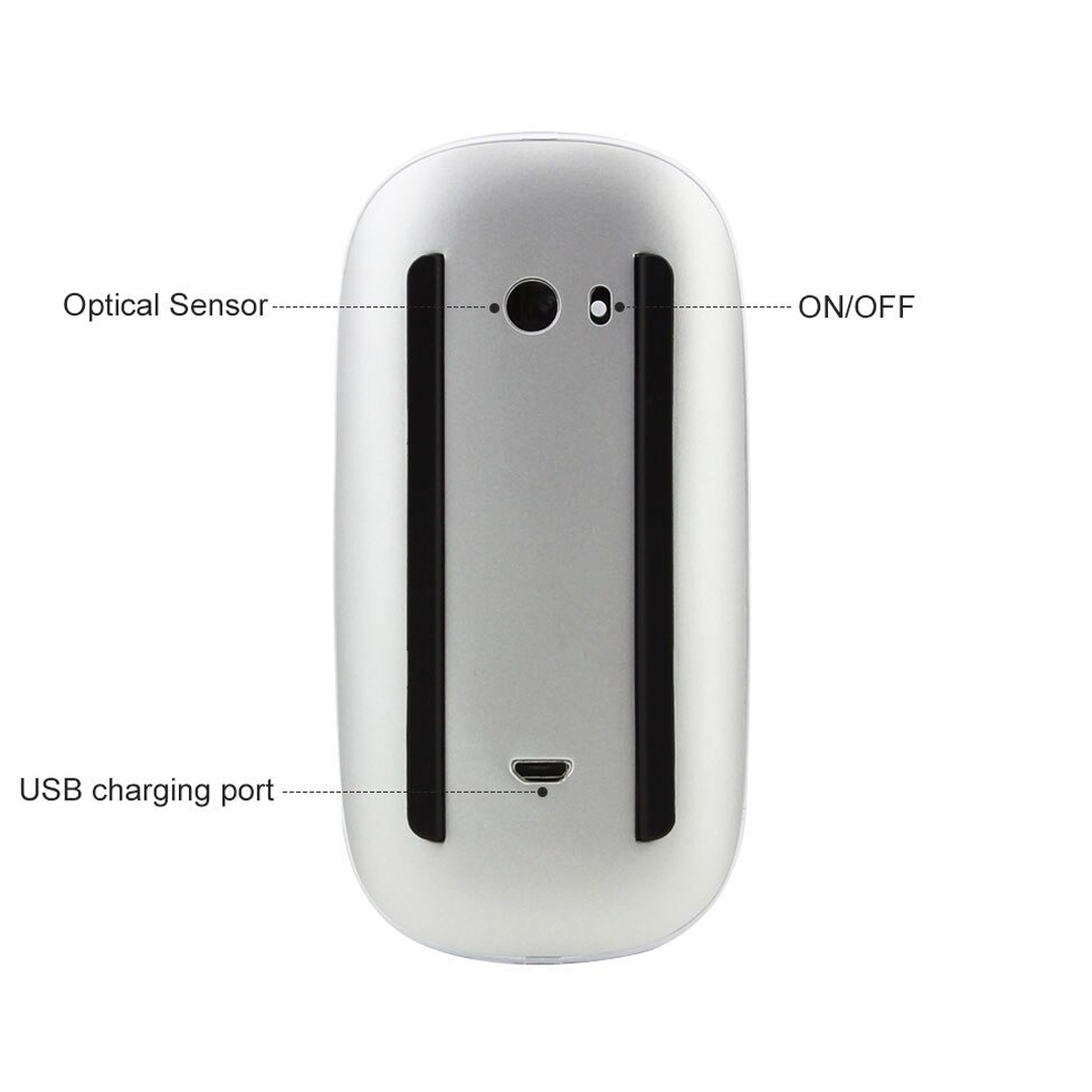Magic Mouse Inalámbrico Generico Negro