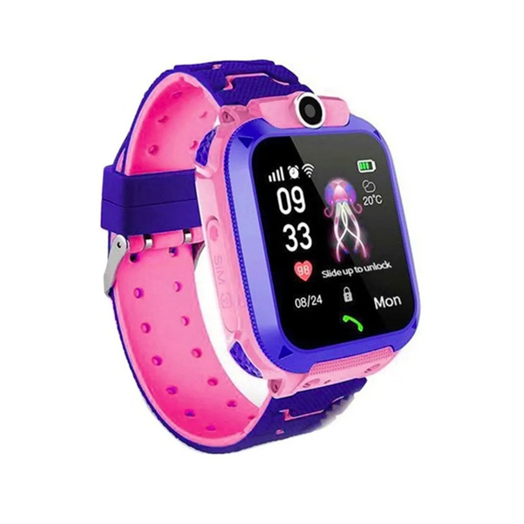 Reloj inteligente para niños Q12 (GPS) Rosado