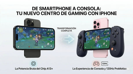 De smartphone a consola: Cómo convertir tu iPhone en el mejor centro de gaming portátil