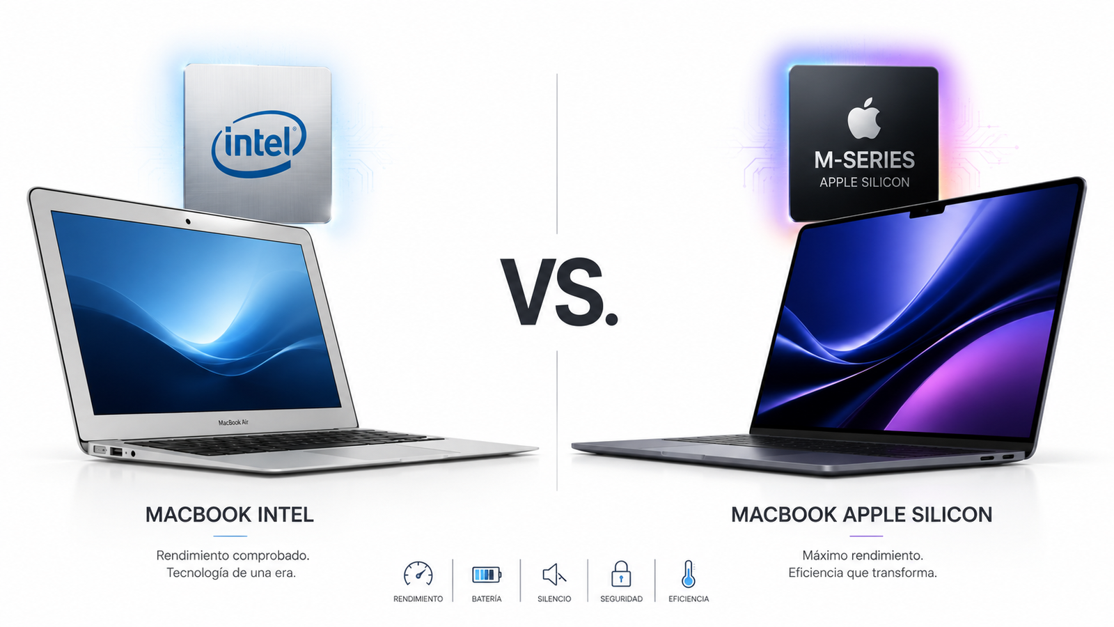 MacBook Intel vs Apple Silicon: ¿cuál conviene comprar en 2026?