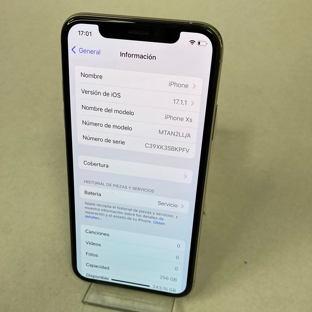 OUTLET - iPhone XS 256GB Silver – Digitek Chile