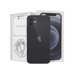 iPhone 12 256GB Black Open Box — vista frontal — Digitek Chile