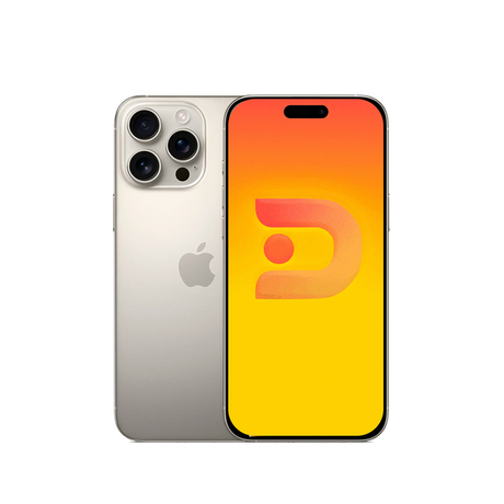 iPhone 16 Pro Natural Titanium — vista frontal — Digitek Chile