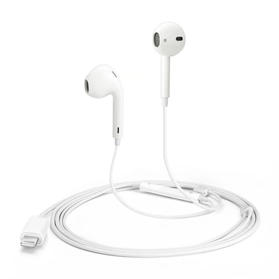 Audífonos Genéricos Lightning Blanco - Blanco