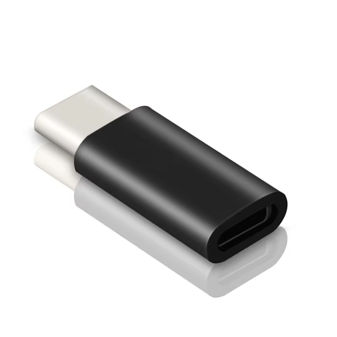 Adaptador Lightning a Usb-C Negro - Negro