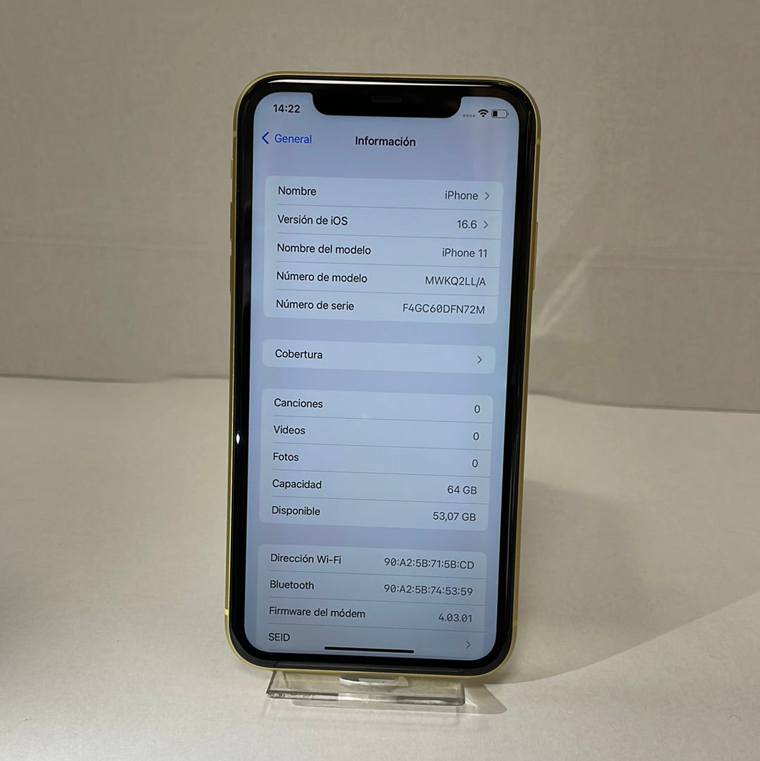 OUTLET - iPhone 11 64GB Yellow – Digitek Chile
