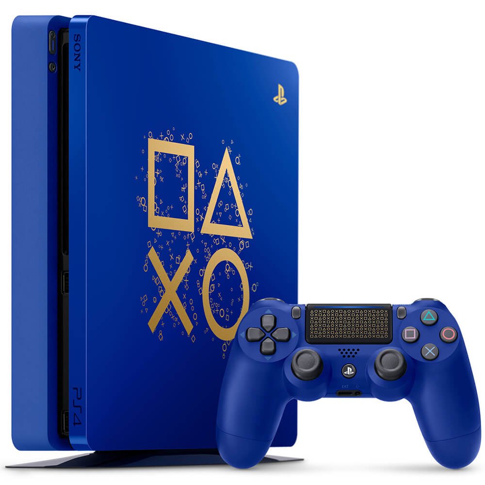 PS4 Slim 1TB Blue con 1 Control - Usada