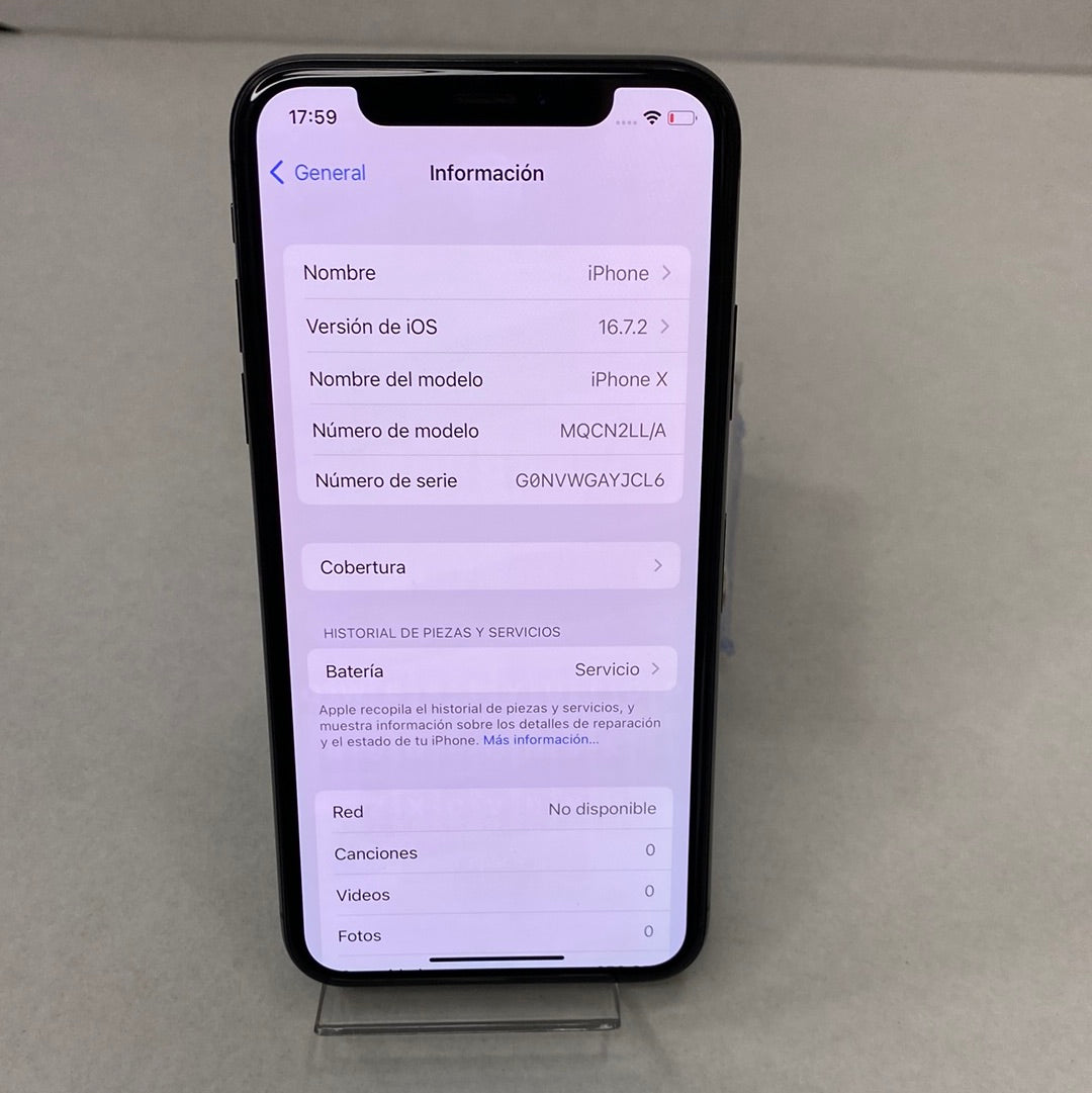 OUTLET - iPhone X 256GB Space Gray