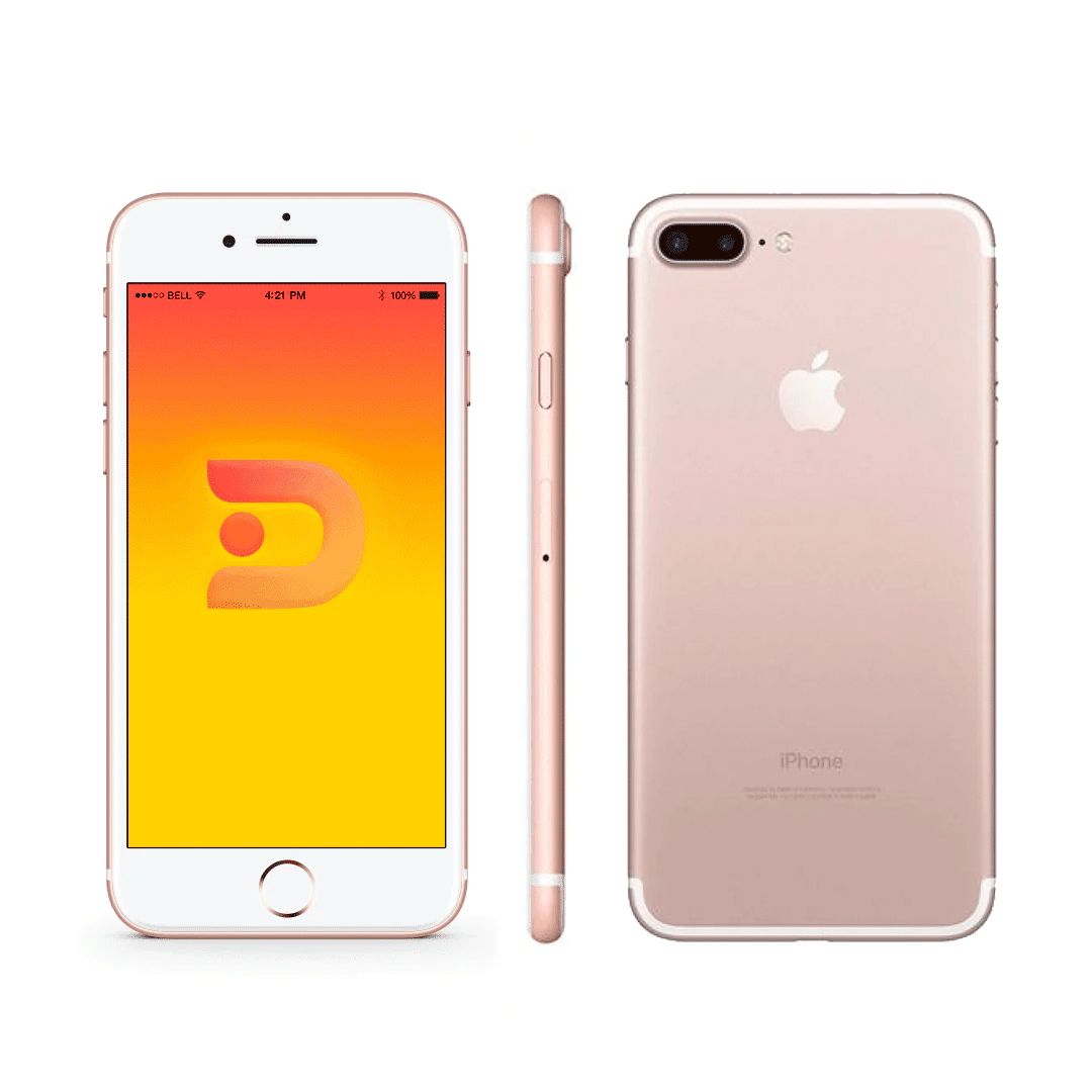iPhone 7 Plus 128GB Rose Gold- Grado A