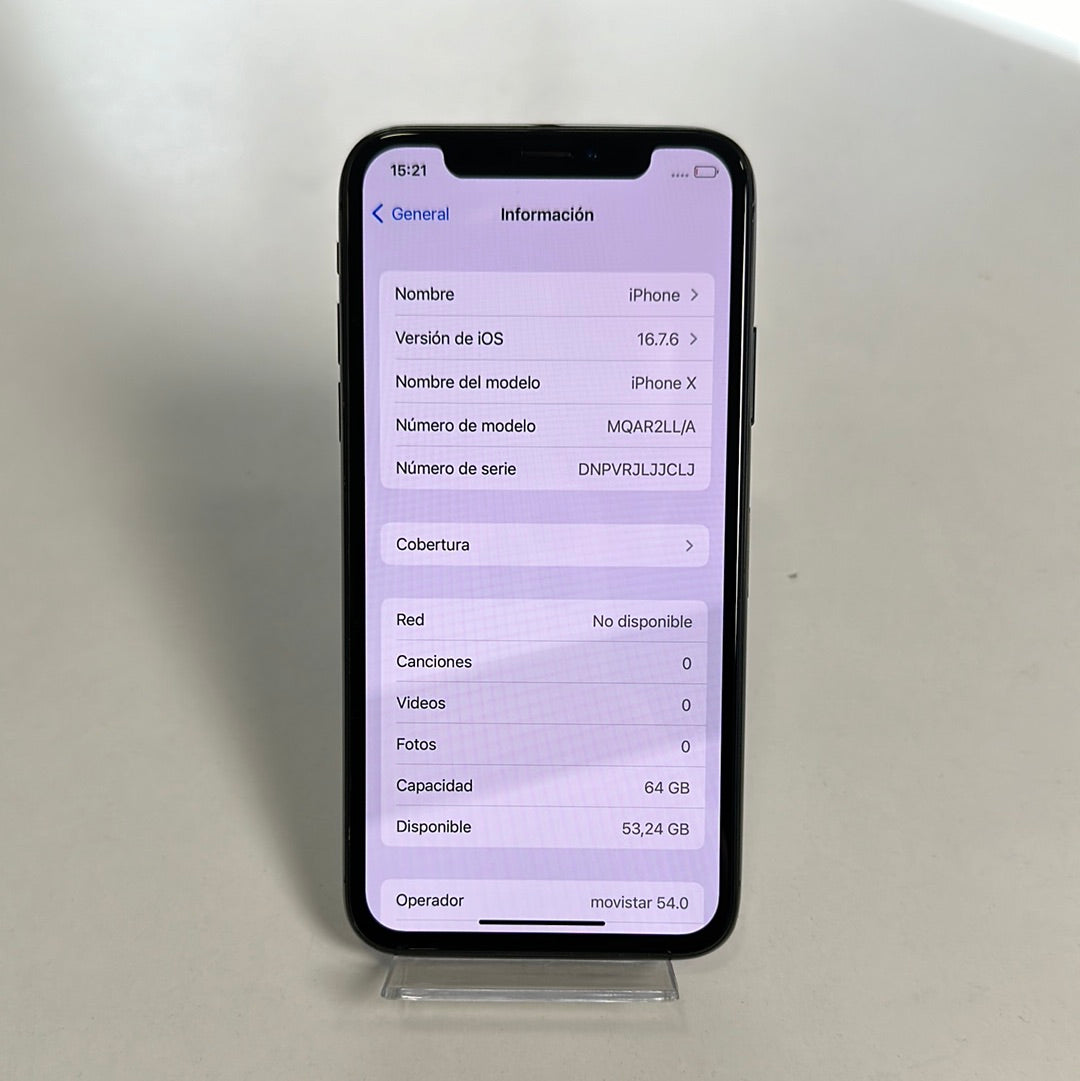 OUTLET - iPhone X 64GB Space Gray