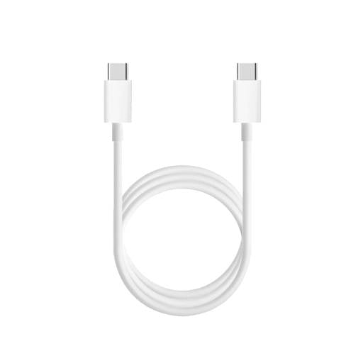 Cable USB C a USB C Blanco 2 metros