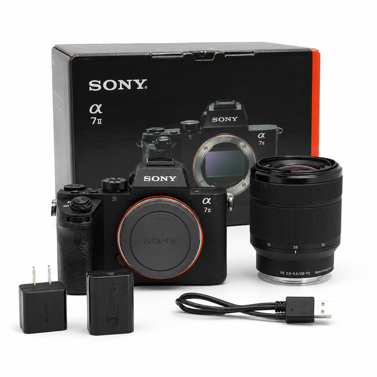 Camara Sony alpha A7ii + Lente sony 28-70 - Usado