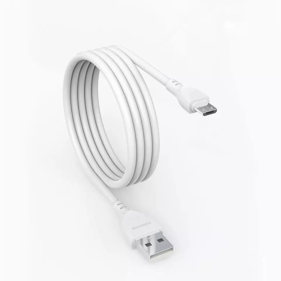 Cable v8 1 metro blanco