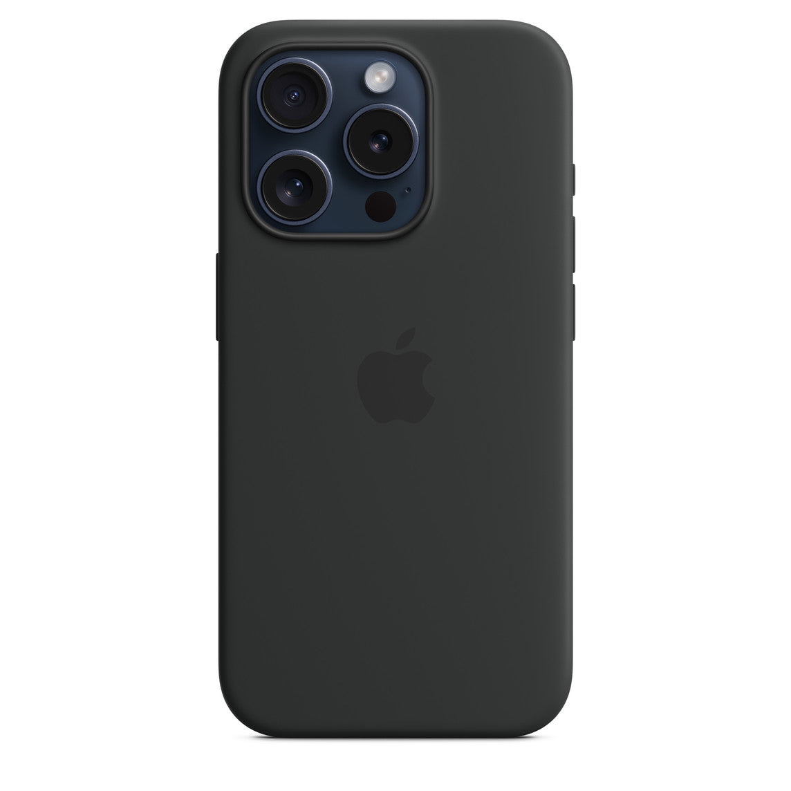 Carcasa Silicona Apple Caja iPhone 15 Pro Negro