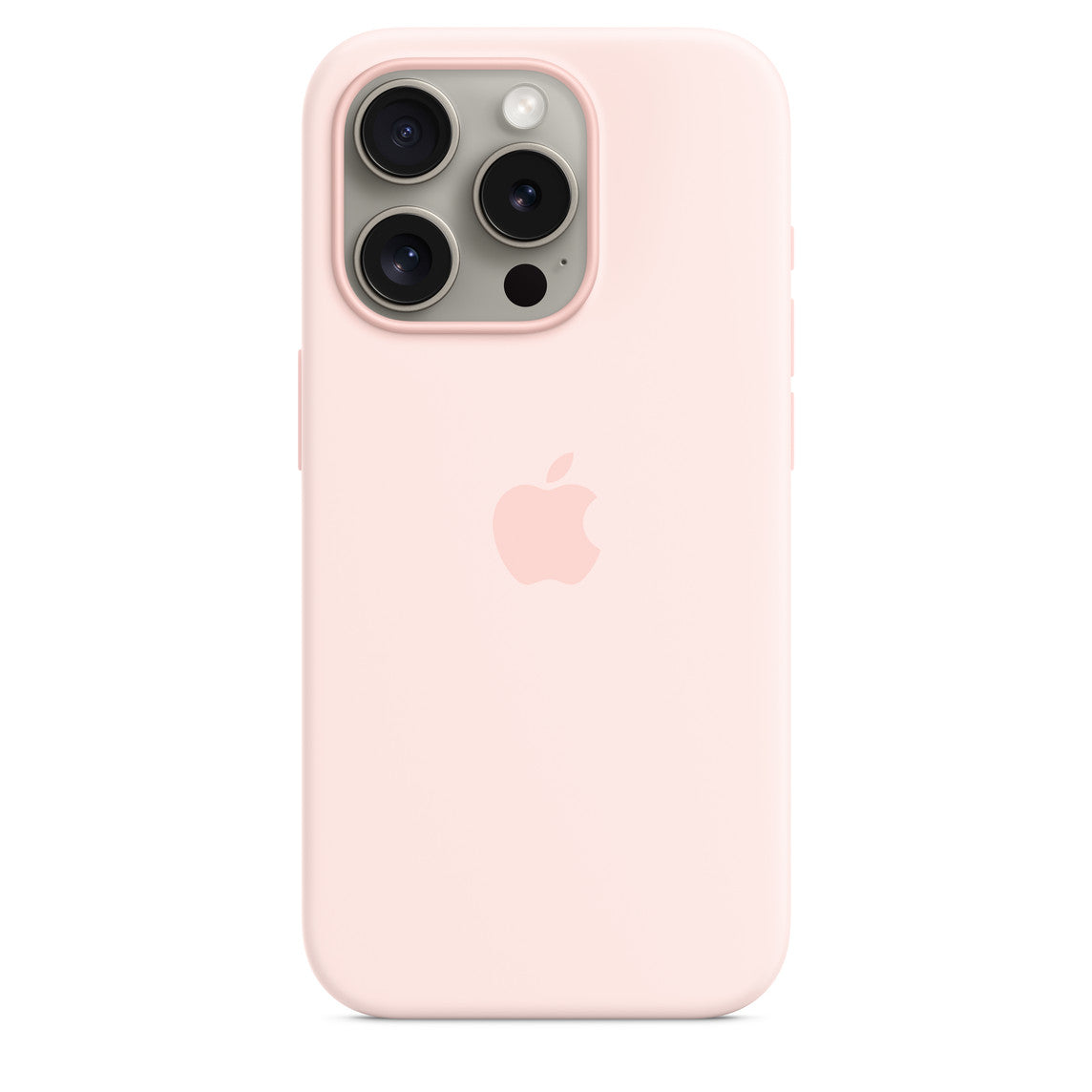 Carcasa Silicona Apple Caja iPhone 15 Pro Rosado