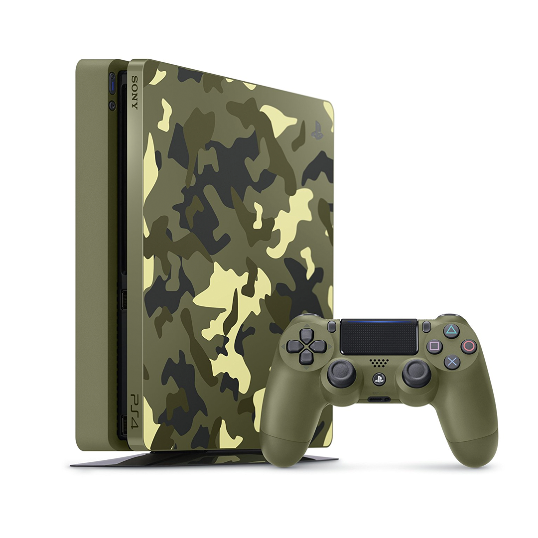 PS4 Slim Camuflada 1TB con 1 Control - Usada