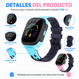 Reloj inteligente Smartwatch niños LT25 4G Rosado