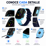 Reloj inteligente Smartwatch niños LT25 4G Rosado