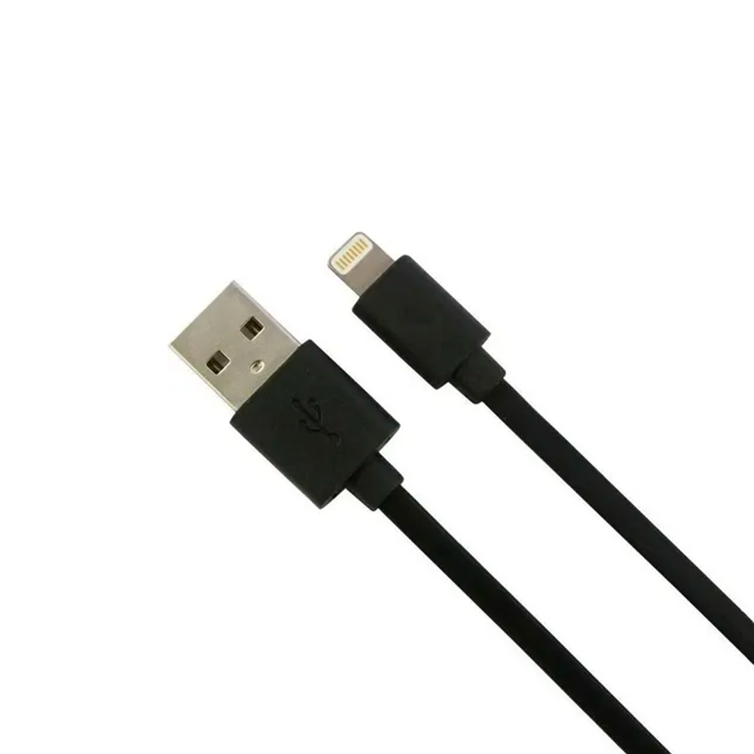 Cable lightning generico 2 metros negro - Negro