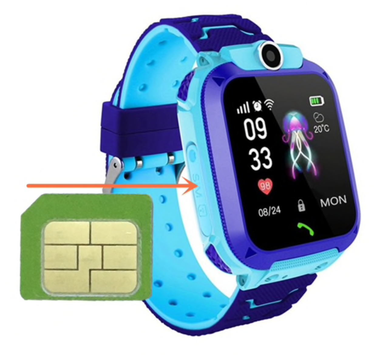 Reloj Inteligente Para Niños Con Gps Y Llamadas Gps Tracker Reloj