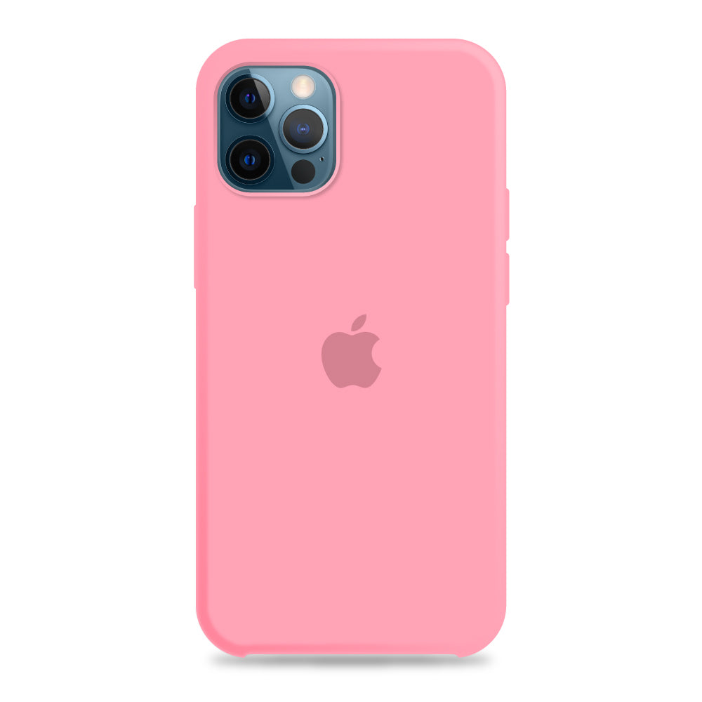 Carcasa silicona iPhone 12 pro max Rosado – Digitek Chile