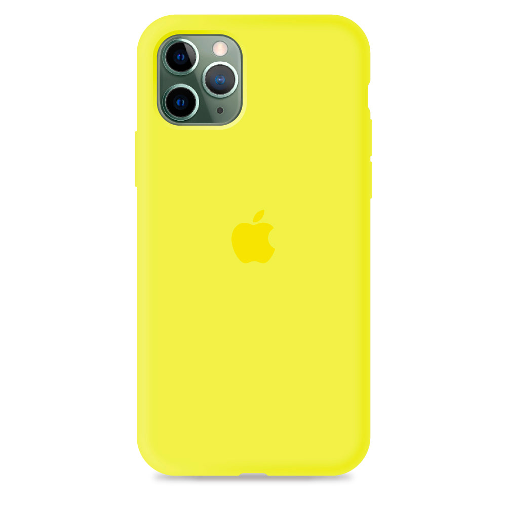 Carcasa silicona iPhone 11 Amarillo