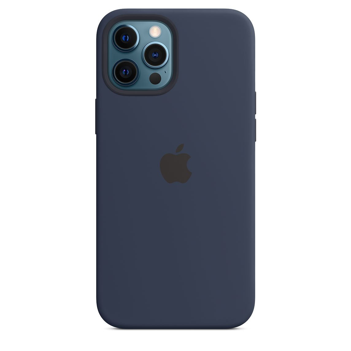 Carcasa silicona iPhone 12 pro max Azul Marino