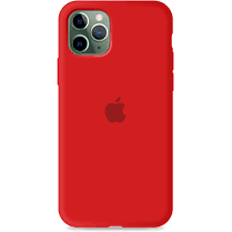 Carcasa silicona iPhone 12 pro max Rojo
